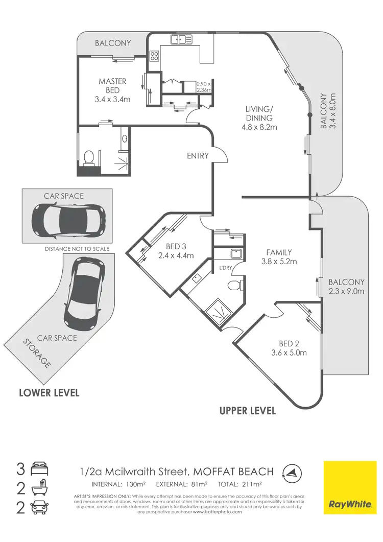 Floorplan of Homely unit listing, Unit 1/2A Mcilwraith Street, Moffat Beach QLD 4551