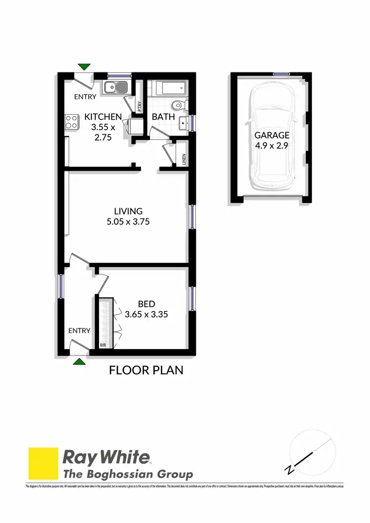 Floorplan of Homely unit listing, 2/1A Wyuna Road, Point Piper NSW 2027