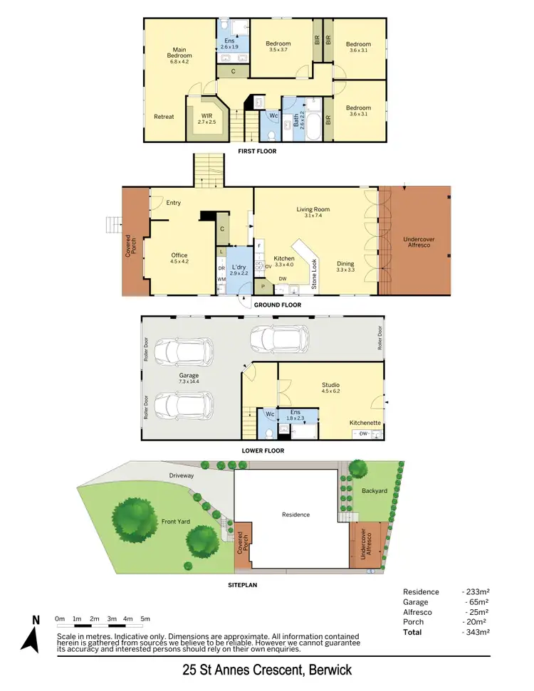Floorplan of Homely house listing, 25 St Annes Crescent, Berwick VIC 3806