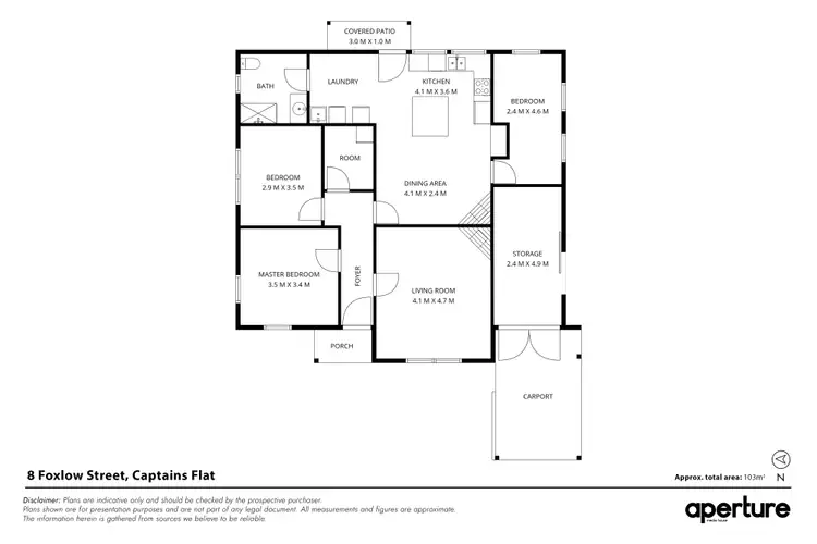 Floorplan of Homely house listing, 8 Foxlow Street, Captains Flat NSW 2623