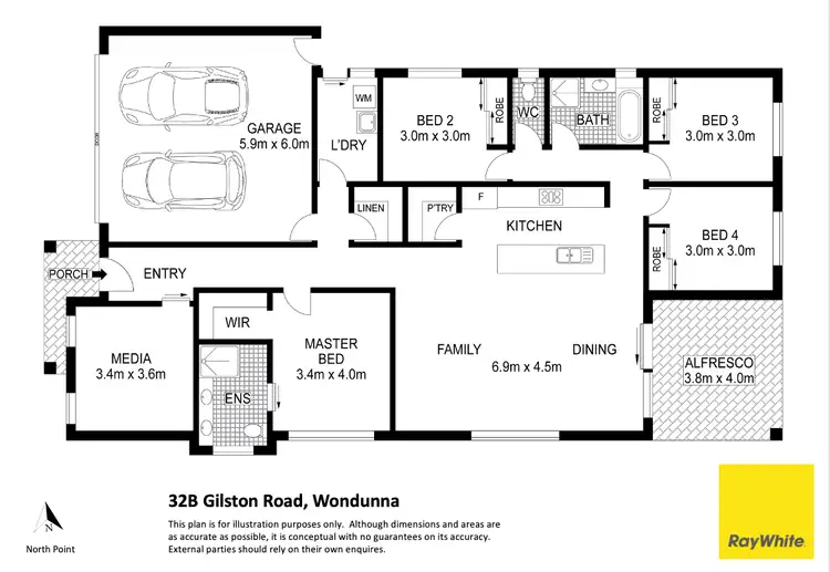 Floorplan of Homely house listing, 32B Gilston Road, Wondunna QLD 4655