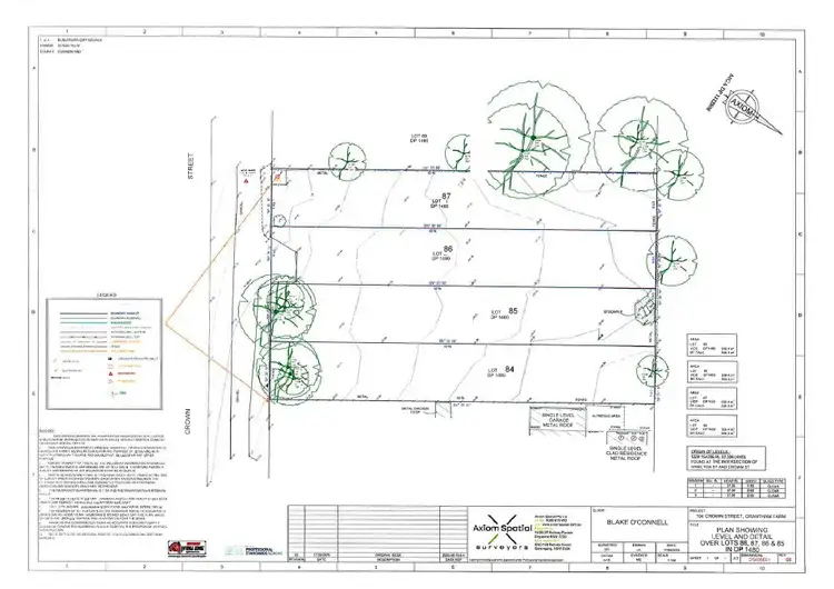 Floorplan of Homely land listing, LOT 84-87, 104 Crown St, Grantham Farm NSW 2765