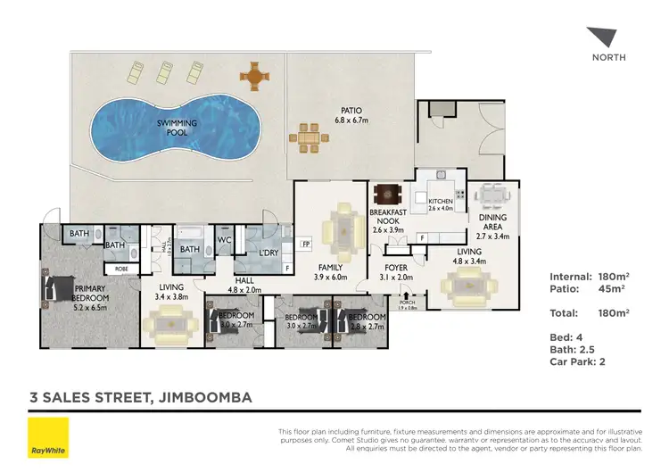 Floorplan of Homely house listing, 6 Sales Street, Jimboomba QLD 4280