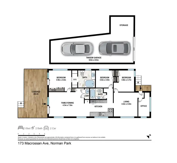 Floorplan of Homely house listing, 173 Macrossan Avenue, Norman Park QLD 4170