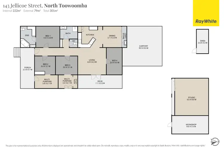 Floorplan of Homely house listing, 143 Jellicoe Street, North Toowoomba QLD 4350