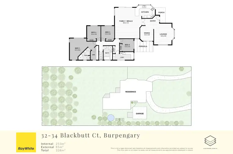 Floorplan of Homely house listing, 32-34 Blackbutt Court, Burpengary QLD 4505