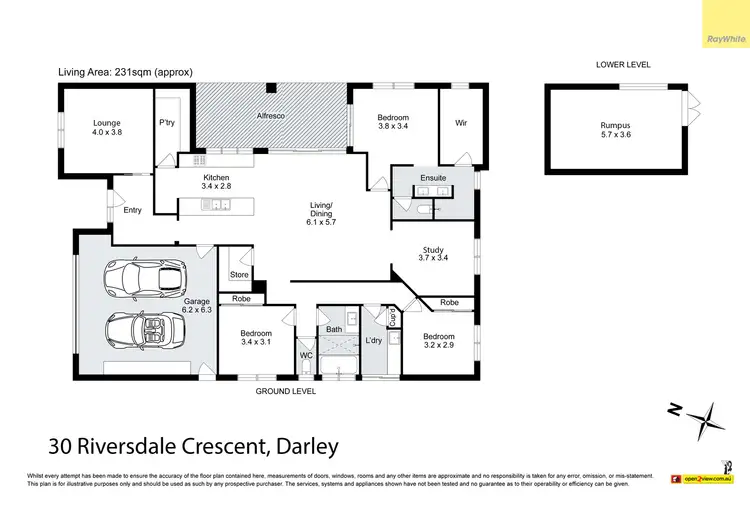 Floorplan of Homely house listing, 30 Riversdale Crescent, Darley VIC 3340