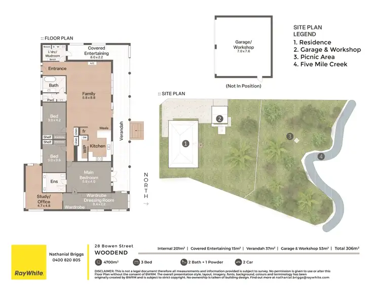 Floorplan of Homely house listing, 28 Bowen Street, Woodend VIC 3442