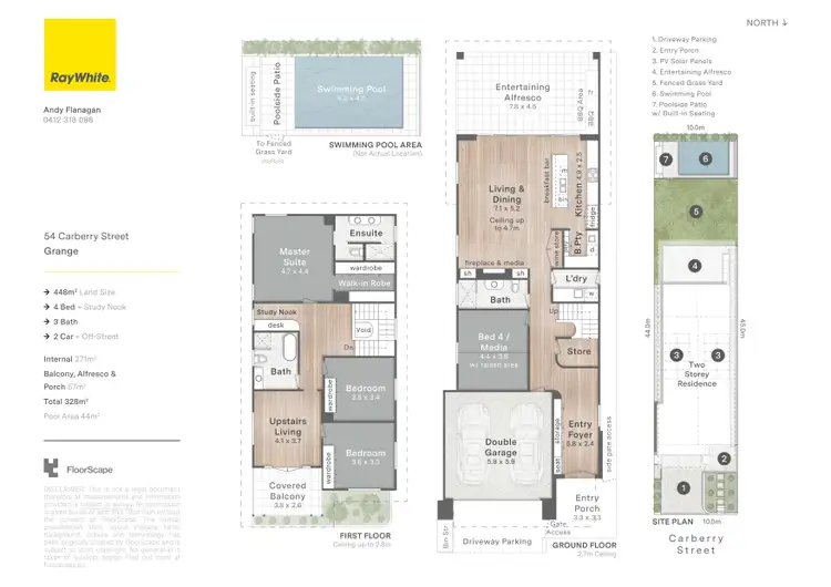 Floorplan of Homely house listing, 54 Carberry Street, Grange QLD 4051