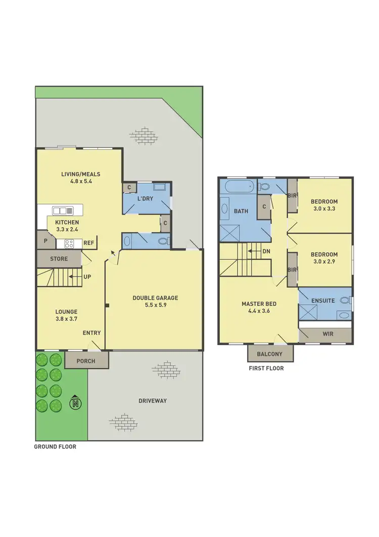 Floorplan of Homely house listing, 18 David Circuit, Hillside VIC 3037