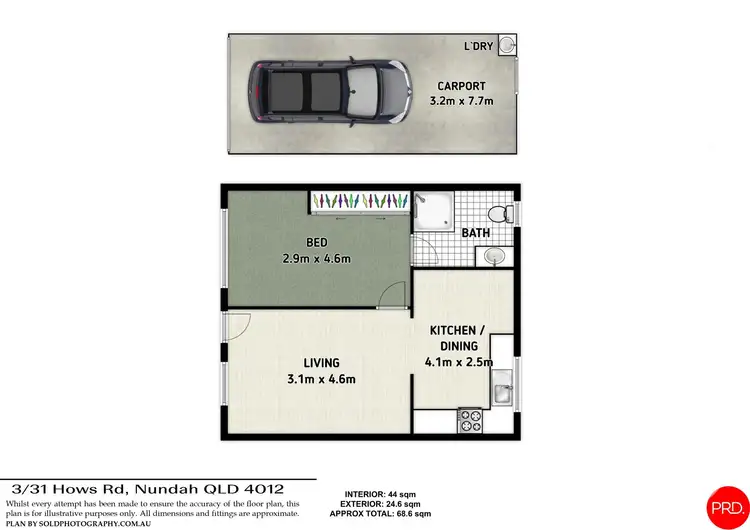 Floorplan of Homely unit listing, 3/31 Hows Road, Nundah QLD 4012