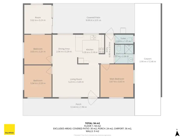 Floorplan of Homely house listing, 9 Carr Crescent, Lucinda QLD 4850