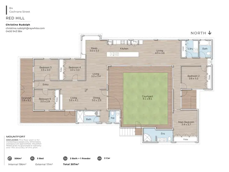 Floorplan of Homely house listing, 84 Cochrane Street, Red Hill QLD 4059