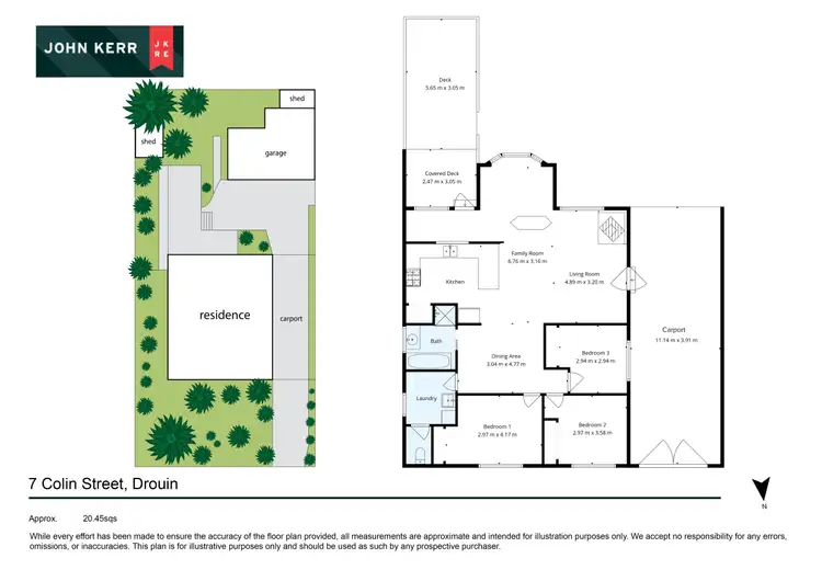 Floorplan of Homely house listing, 7 Colin Street, Drouin VIC 3818