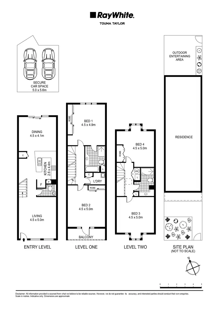 Floorplan of Homely townhouse listing, 22/101 Belmont Street, Alexandria NSW 2015