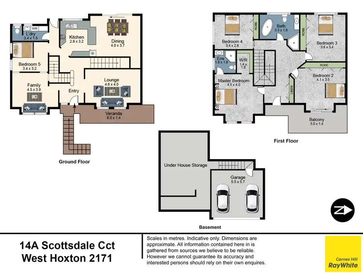 Floorplan of Homely house listing, 14A Scottsdale Circuit, West Hoxton NSW 2171