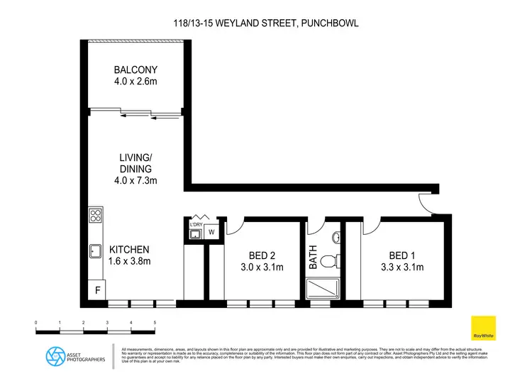 Floorplan of Homely apartment listing, 118/13-15 Weyland Street, Punchbowl NSW 2196