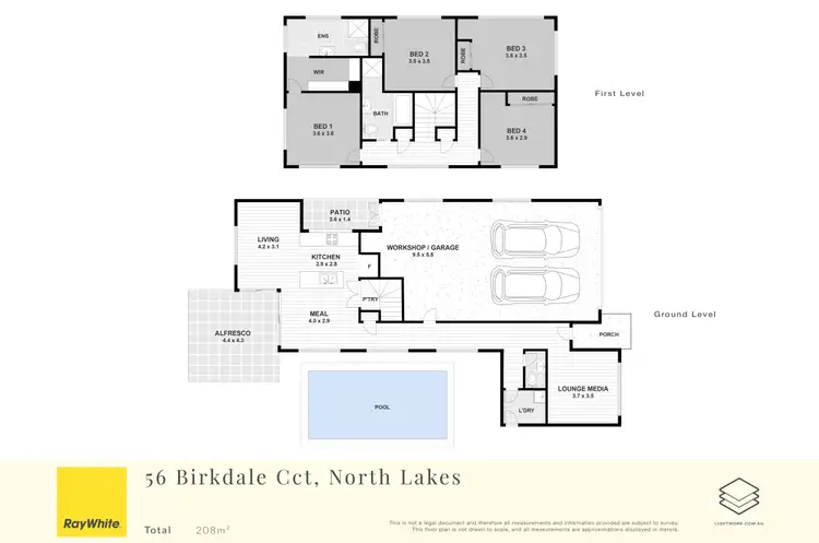 Floorplan of Homely house listing, 56 Birkdale Circuit, North Lakes QLD 4509