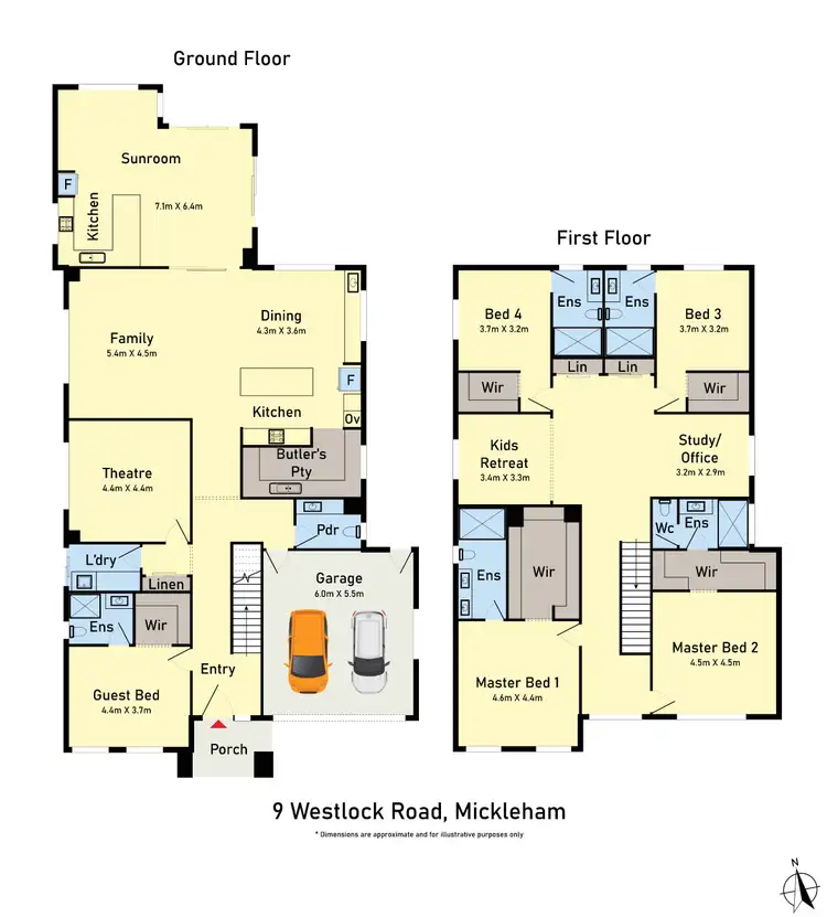 Floorplan of Homely house listing, 9 Westlock Road, Mickleham VIC 3064