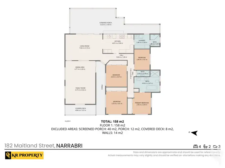 Floorplan of Homely house listing, 182 Maitland Street, Narrabri NSW 2390