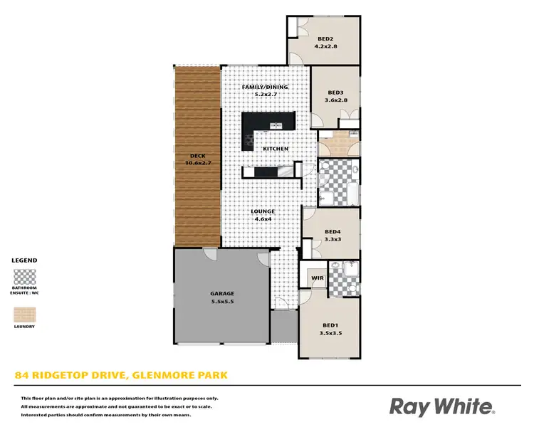 Floorplan of Homely house listing, 84 Ridgetop Drive, Glenmore Park NSW 2745