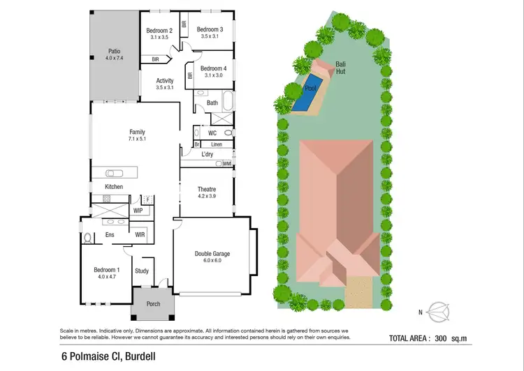 Floorplan of Homely house listing, 6 Polmaise Close, Burdell QLD 4818