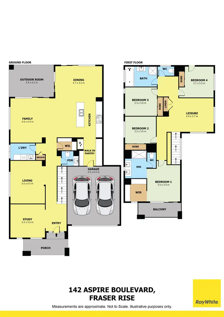 Floorplan of Homely house listing, 142 Aspire Boulevard, Fraser Rise VIC 3336