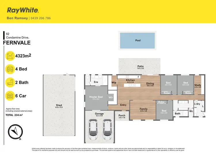 Floorplan of Homely house listing, 62 Condamine Drive, Fernvale QLD 4306