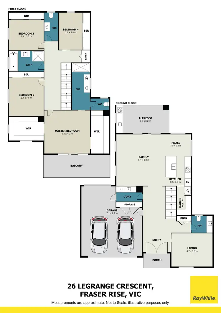 Floorplan of Homely house listing, 26 Legrange Crescent, Fraser Rise VIC 3336