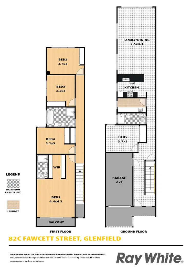 Floorplan of Homely house listing, 82c Fawcett Street, Glenfield NSW 2167
