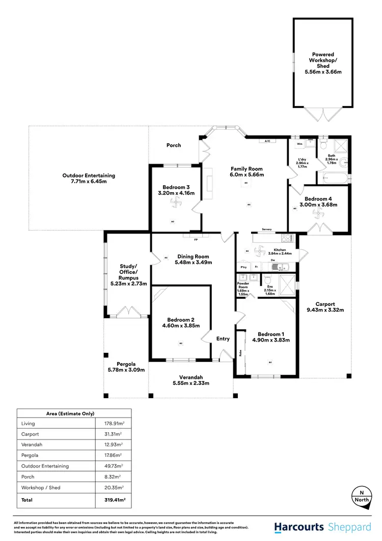 Floorplan of Homely house listing, 8 Tidworth Crescent, Colonel Light Gardens SA 5041
