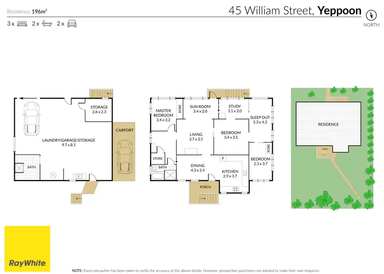 Floorplan of Homely house listing, 45 William Street, Yeppoon QLD 4703