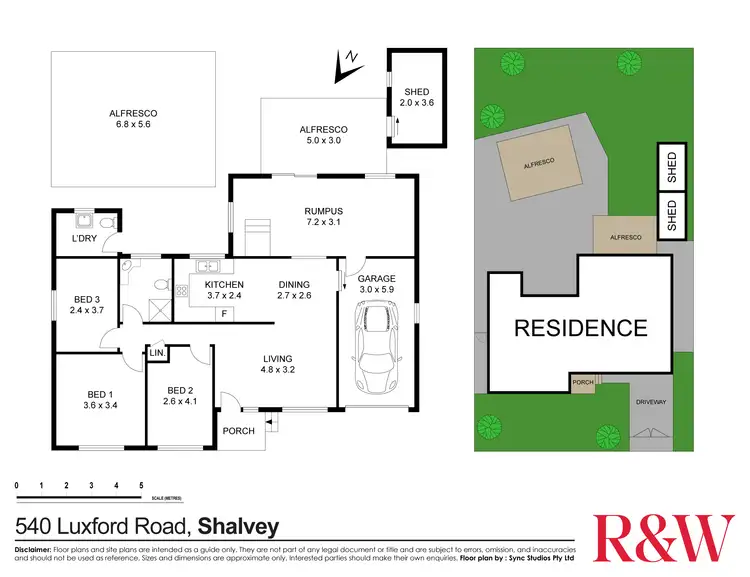 Floorplan of Homely house listing, 540 Luxford Road, Shalvey NSW 2770