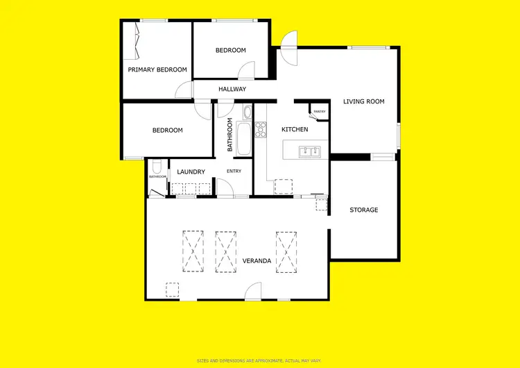 Floorplan of Homely house listing, 9 Bowen Crescent, Mildura VIC 3500