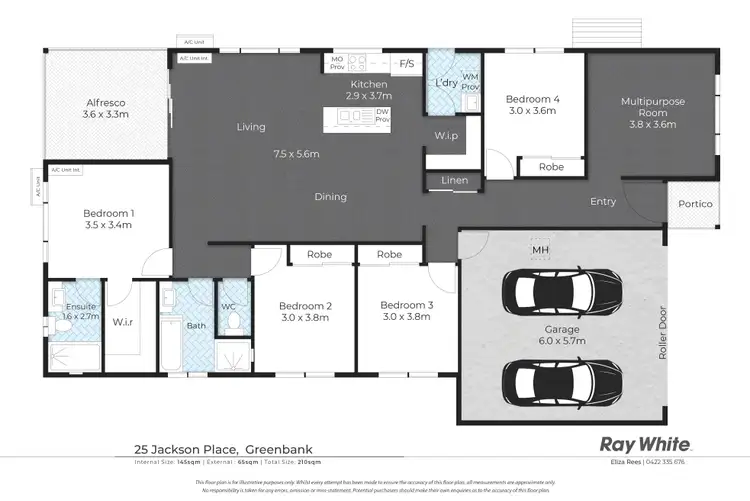 Floorplan of Homely house listing, 25 Jackson Place, Greenbank QLD 4124