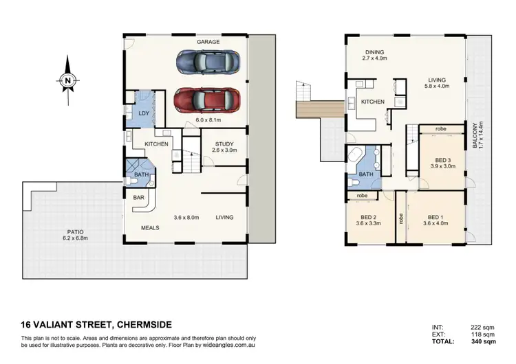 Floorplan of Homely house listing, 16 Valiant Street, Chermside West QLD 4032
