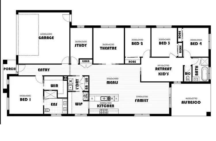 Floorplan of Homely house listing, 25 Monomeath Drive, Mickleham VIC 3064