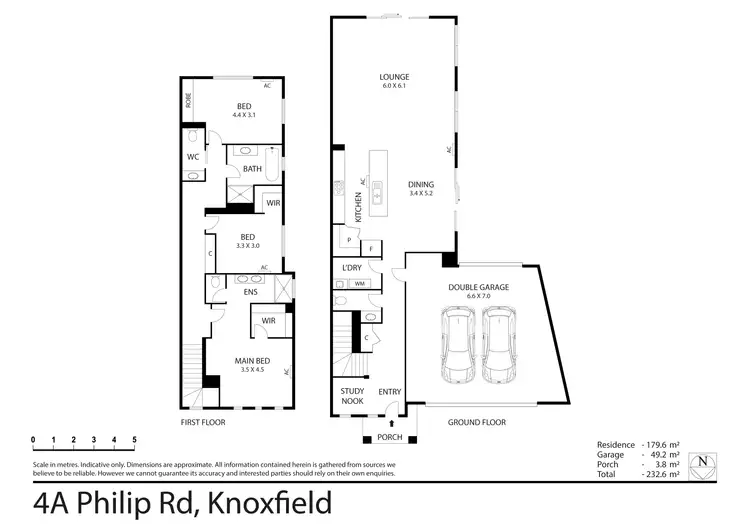 Floorplan of Homely house listing, 4A Philip Road, Knoxfield VIC 3180