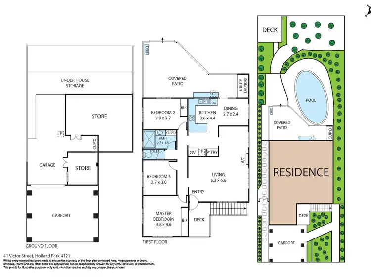 Floorplan of Homely house listing, 41 Victor Street, Holland Park QLD 4121