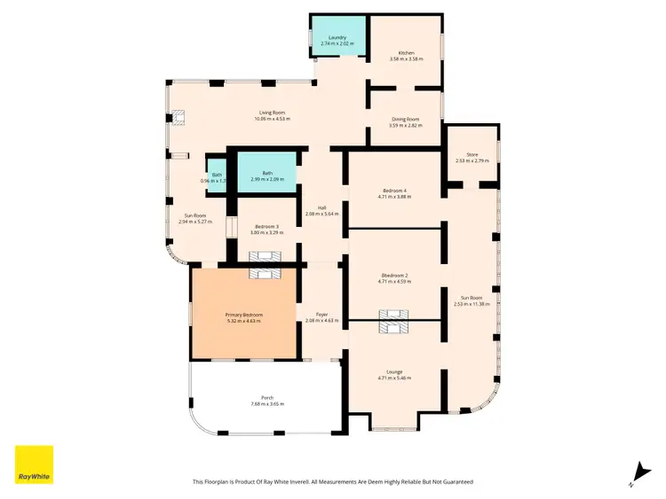 Floorplan of Homely house listing, 23 Ross Street, Inverell NSW 2360