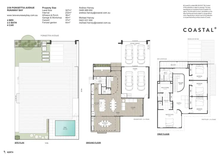 Floorplan of Homely house listing, 58A Poinsettia Avenue, Runaway Bay QLD 4216