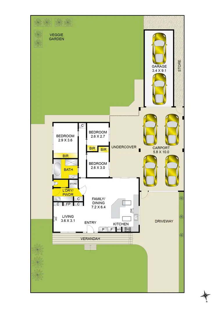 Floorplan of Homely house listing, 11 Griffith Street, Grovedale VIC 3216
