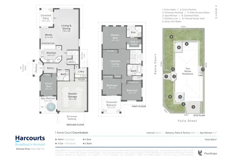 Floorplan of Homely house listing, 1 Xenia Court, Coombabah QLD 4216