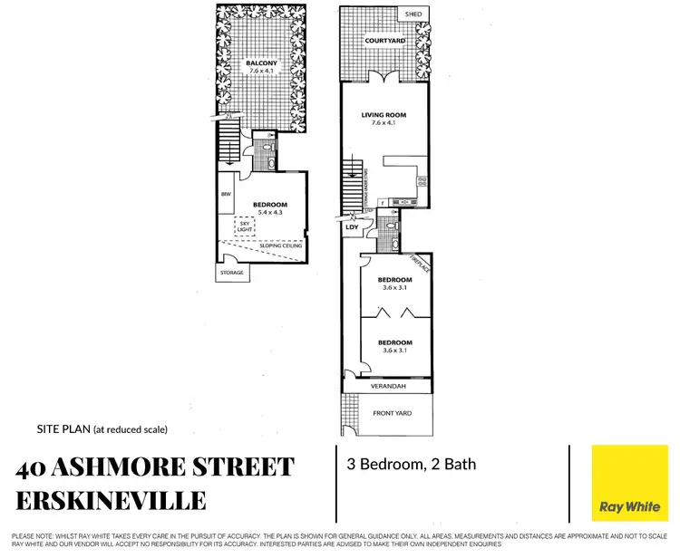 Floorplan of Homely house listing, 40 Ashmore Street, Erskineville NSW 2043