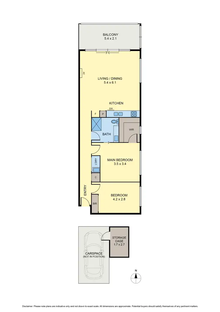 Floorplan of Homely apartment listing, 5/39-41 Flemington Street, Travancore VIC 3032