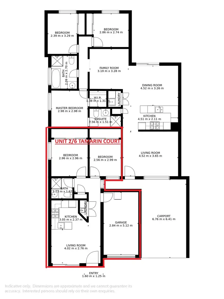 Floorplan of Homely house listing, 2/6 Tamarin Court, Dakabin QLD 4503