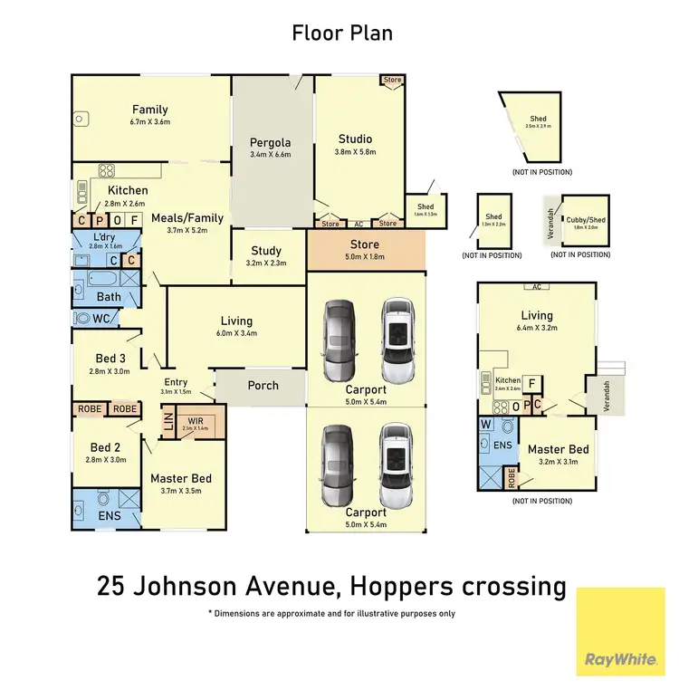 Floorplan of Homely house listing, 25 Johnson Avenue, Hoppers Crossing VIC 3029