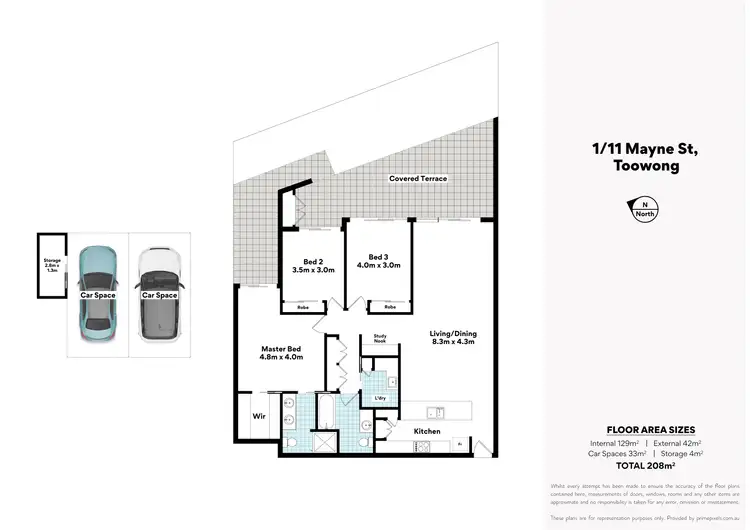 Floorplan of Homely apartment listing, 1/11 Mayne Street, Toowong QLD 4066