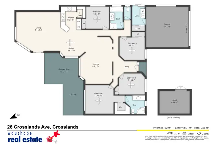 Floorplan of Homely house listing, 26 Crosslands Avenue, Wauchope NSW 2446