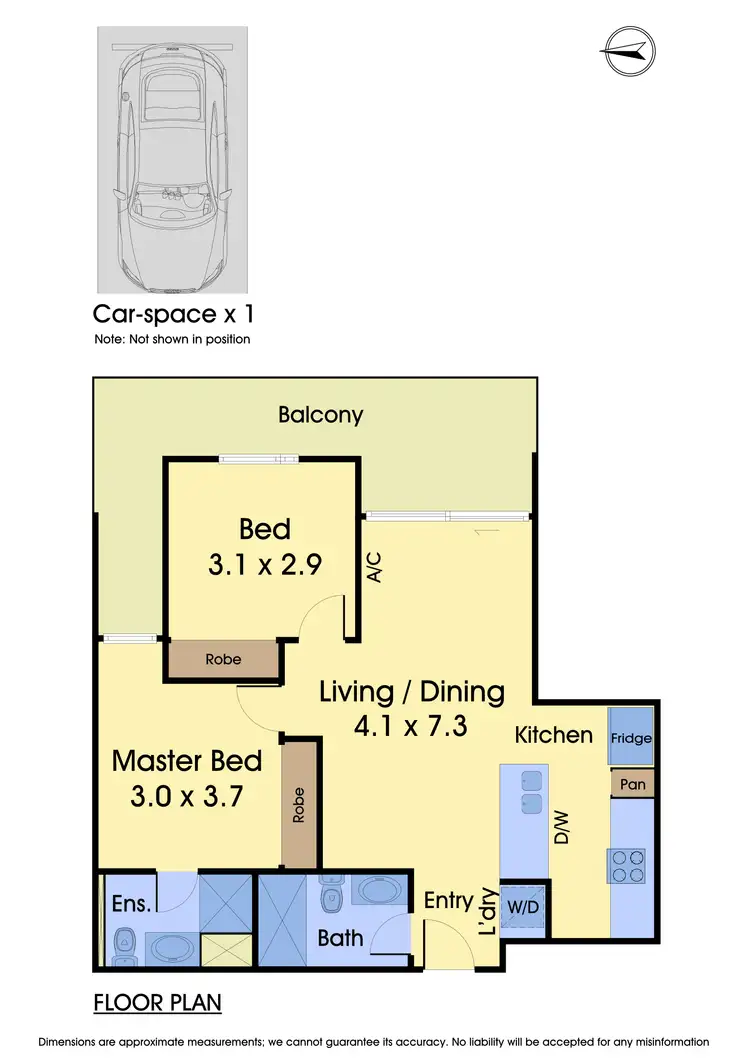 Floorplan of Homely apartment listing, 503/864 Blackburn Road, Clayton VIC 3168